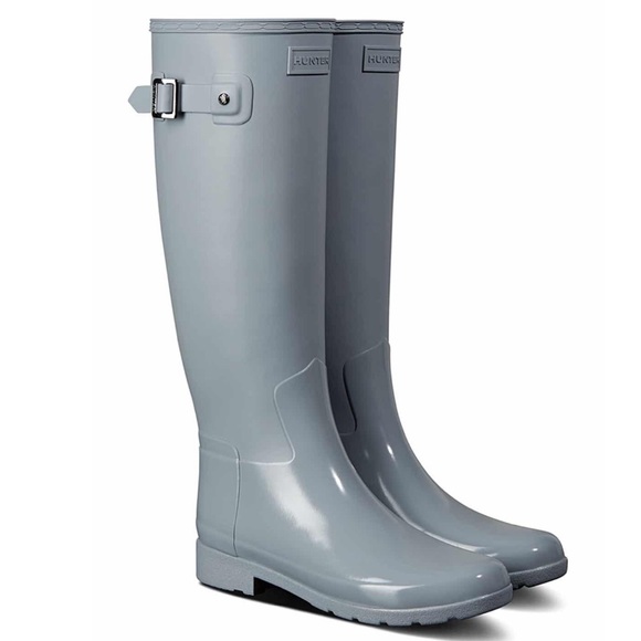 Hunter Shoes - NITB Hunter Gloss Tall Duo Waterproof Rain Boot